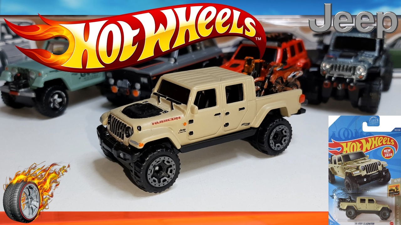 Custom Hot Wheels 20 Jeep Gladiator HW Baja Blazers 4/10