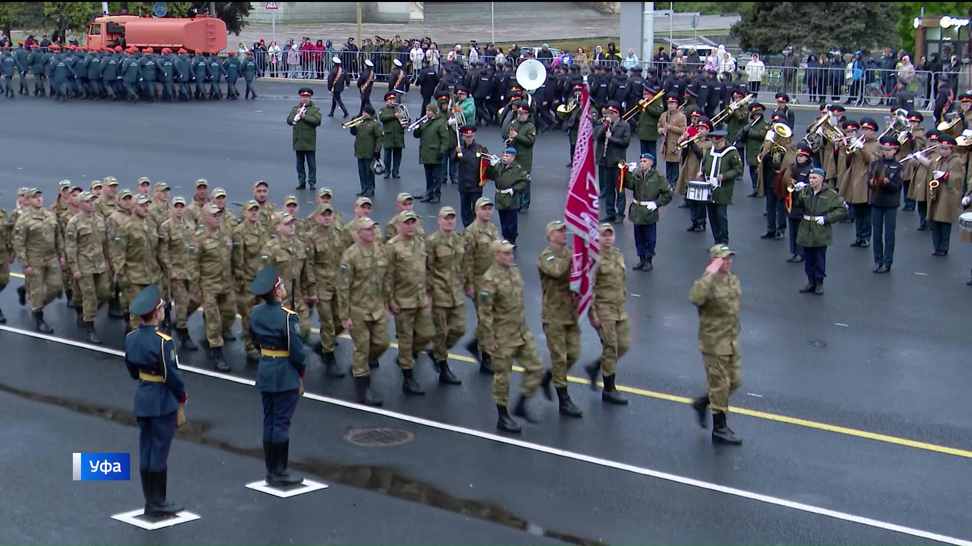 В Уфе прошла вторая генеральная репетиция парада ко Дню Победы