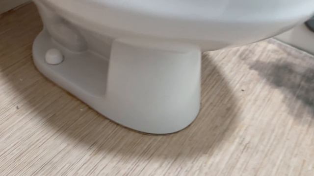 $400 INSTALANDO PISO EM UM PEQUENO BANHEIRO.
