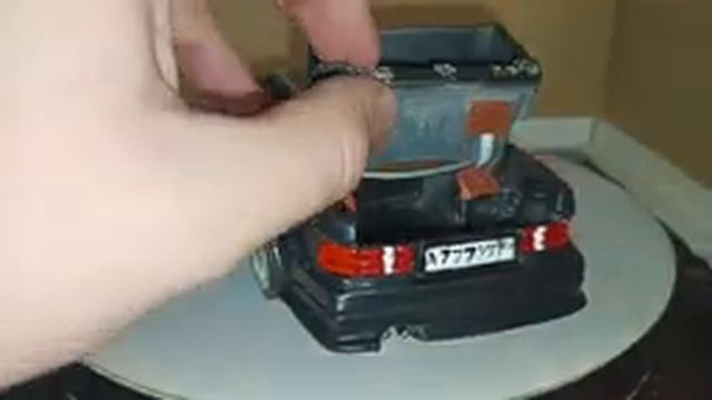 Слепил точную, реалистичную копию Mersedes 190 e w 201 evo из пластилина! Смотреть всем.