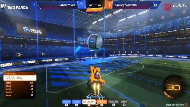 Supernova Match 9 | Squishy & GarrettG vs JHZER & kuxir97 | Rocket League
