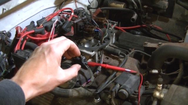 91 GMC C3500 454 350 TBI TPS Idle Adjustment