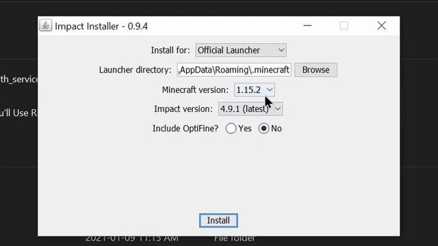 How To Install IMPACT CLIENT For MINECRAFT JAVA (✓Working 2022✓)