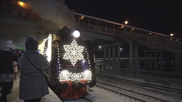 Поезд Деда Мороза в Челябинске