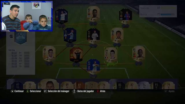 SACAN MUY BUENOS JUGADORES !!!! FUT DRAFT CON MIS HERMANOS !!! || FIFA 18 MOBILE