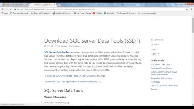 SSIS Tutorial For Beginners | SQL Server Integration Services (SSIS) | MSBI Training Video | Edurek