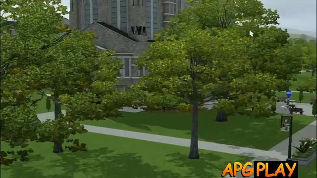 The Sims 3 University Life - Gameplay (First look at University town) PC | HD