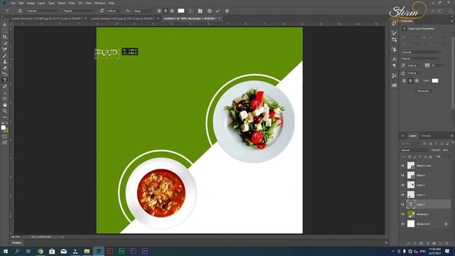 Fast Food Ad Banner Template in Adobe Photoshop CC 2018 | Storm Brain