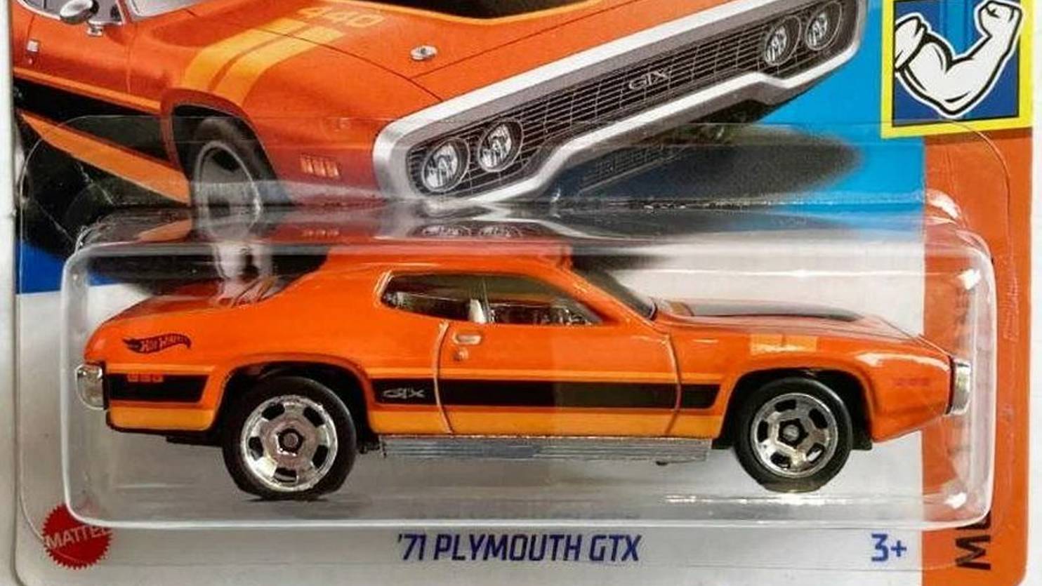Машинка Hot Wheels MUSCLE MANIA модель 71 PLYMOUTH GTX