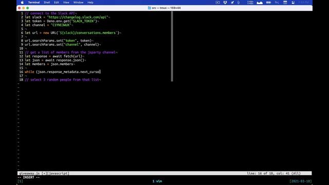 Let's use Deno & the Slack API to pick random winners from our community!
