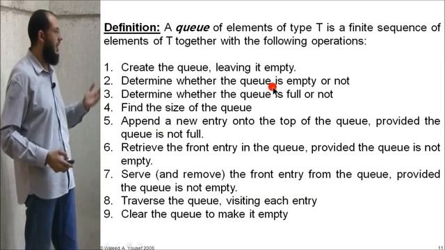 10 Queues: Array-based implementation