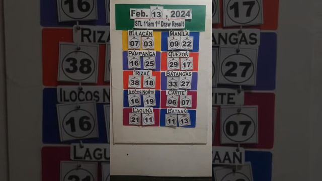 STL 1st draw result live update 11am February 13 2024 TUESDAY
