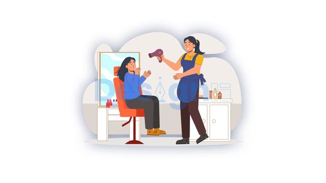 Create A Beauty Salon Animation Scene After Effects Template