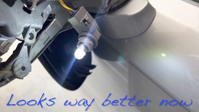 Lexus IS350 side mirror lights LED
