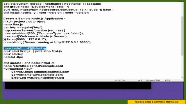How To Deploy Node.js Application With Apache in Rocky Linux 8