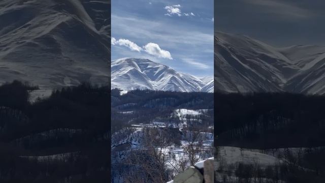Зима в Салатавии хребет Салатау. Дагестан
