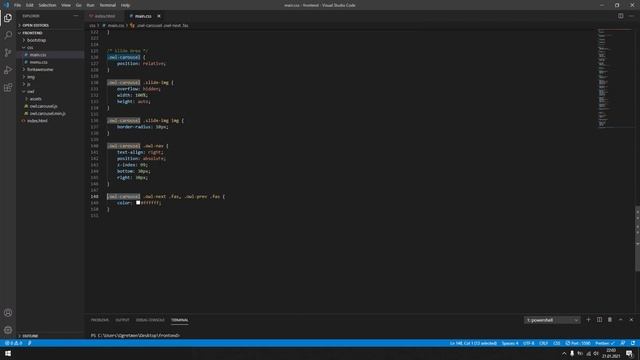Bootstrap 4.0 ile Front-end Web Sitesi Eğitimi 16. Ders (Slider Bölümü)
