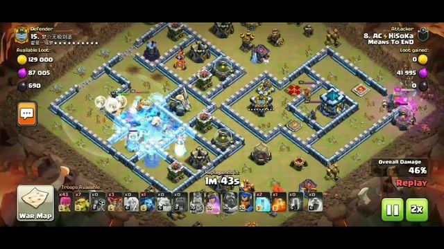Best Egyptian player AC HISOKA Defeat th13 max by archers and sneaky goblins ???- clash of clans