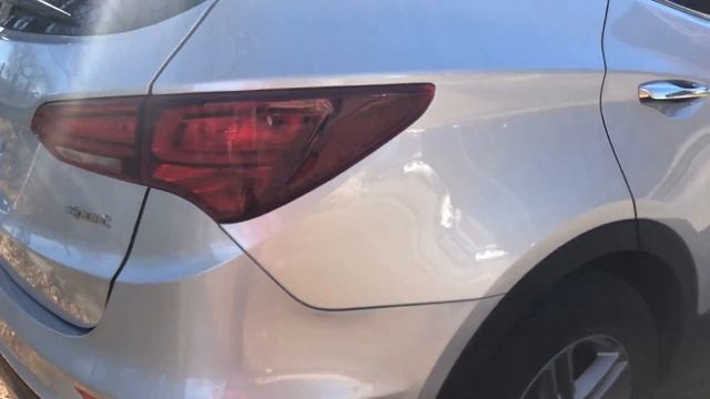 2017 Hyundai Santa Fe Sport - 40k (Silver)