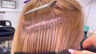 Микрокапсульное наращивание волос в MARO hair studio