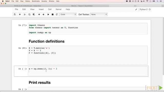 Understanding Deep Learning with Theano