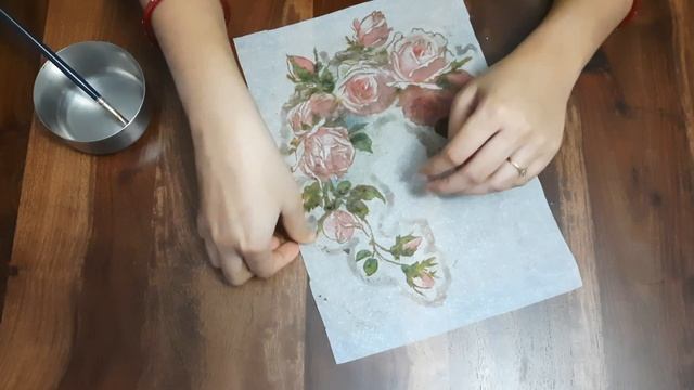 DIY Decoupage napkin/paper || Decoupage Basics || How to make Decoupage napkins at Home??