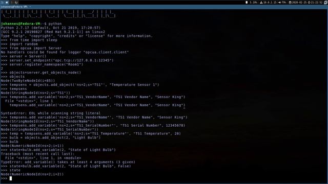 Python opcua - The easy way to build an OPC UA Server & Client