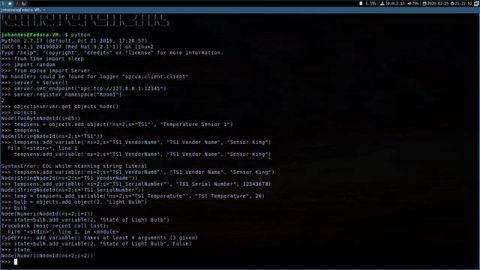 Python opcua - The easy way to build an OPC UA Server & Client