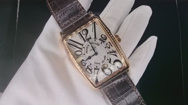 Часы Золотые Franck Muller Long Island 1150 SC DT Gold