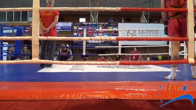 Бой 6 раунд 1.РИНГ Саньда.05.12-15. Чемпионат Европы по кунгфу