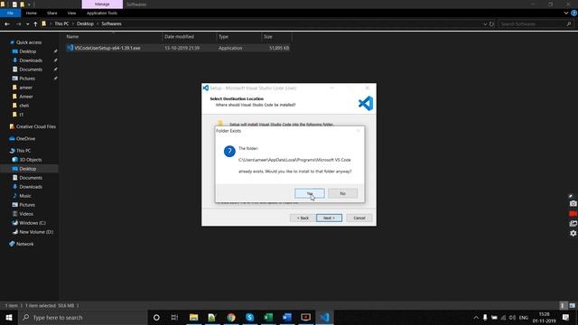 How to Install Visualstudio Code on Windows PC