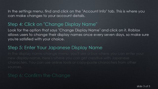 How to Get a Japanese Display Name on Roblox