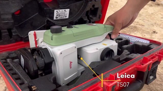 Leica TC-07, процесс установки и сборки инструмента