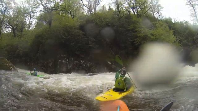 The new Pyranha Scorch on Pont Y Pant, River Lledr