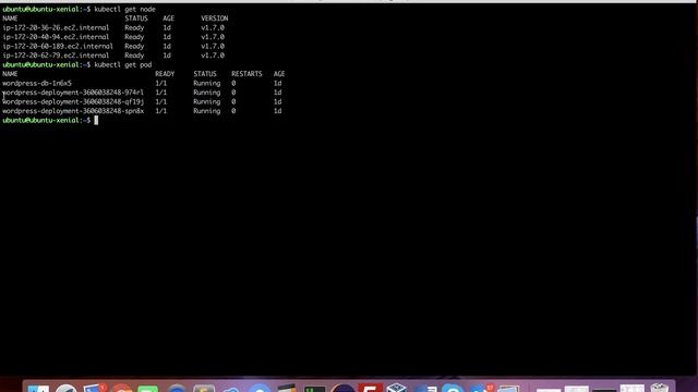 k8s wordpress aws demo