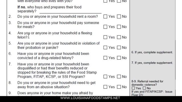 Louisiana Food Stamps