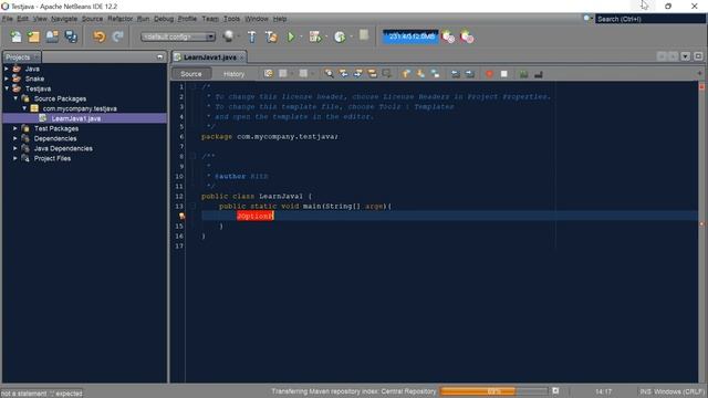 Learn Java Programming #1