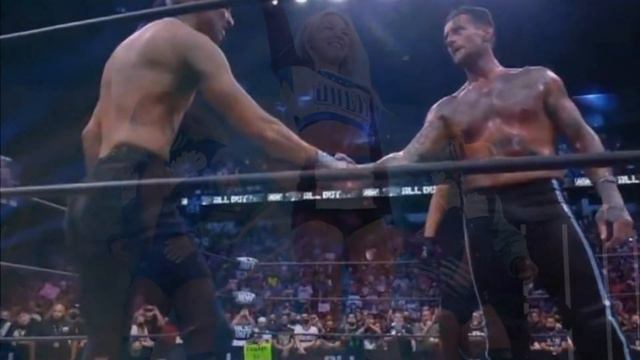 CM PUNK первый матч BRYAN DANIELSON и ADAM COLE  дебютнули в AEW - Мнение о aew allout 2021