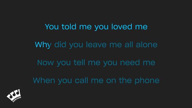 Cry me a river Justin Timberlake karaoke