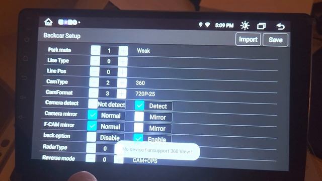 Junsun V1 Pro 88256 - No device ! 360 unsupport ! Settings
