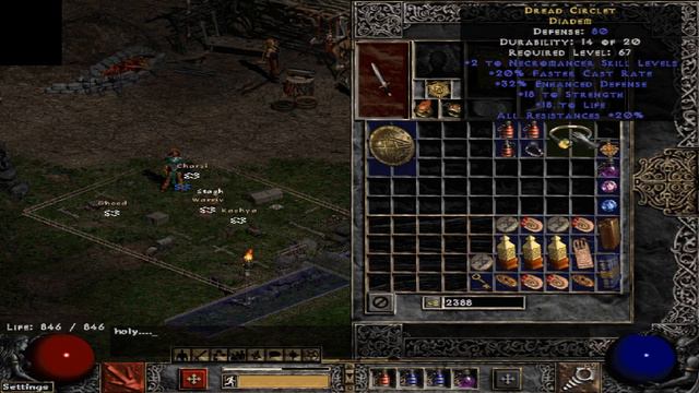 Diablo 2 - PoD - Awesome imbuing! 2nd day of ladder