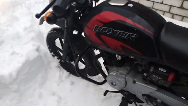 Заводим мотоцикл bajaj boxer в 0 градусов