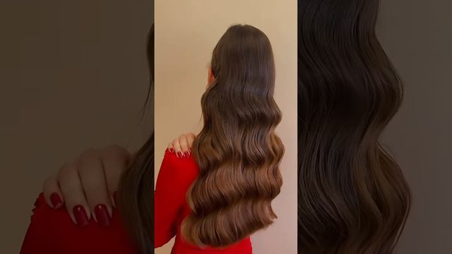 Голливудская волна для выпускницы Варвары ✨ #причёски #beauty #голливудскаяволна