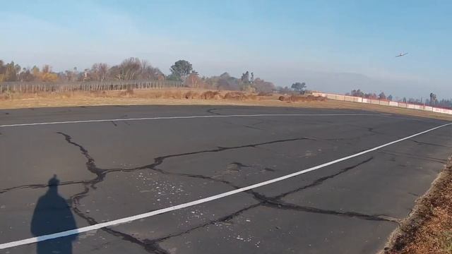 OS Engines 10 FP glow engine powering 1/2A Balsa RC Plane