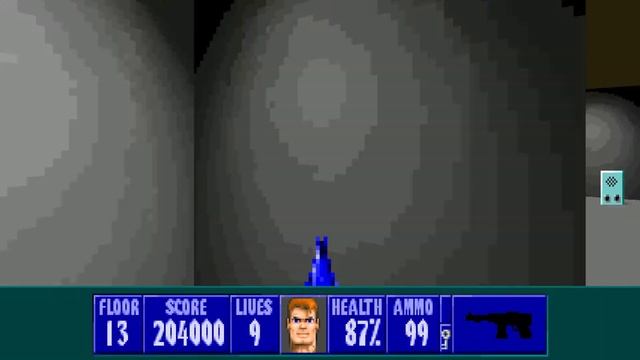 Wolfenstein 3D Spear of Destiny: Ultimate Challenge - 13 Edge of Insanity - All Secrets