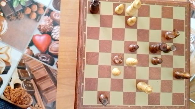 Интересная необычная шахматная партия Белые ходят и выигрывают Редкая неожиданная ситуация в шахматы