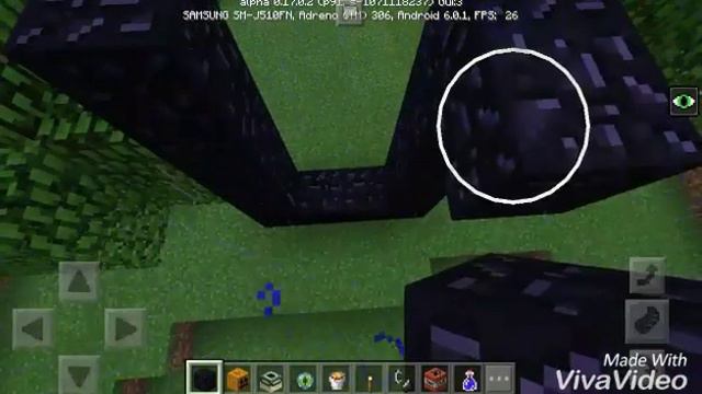 Портал в ад без модов в Minecraft PE