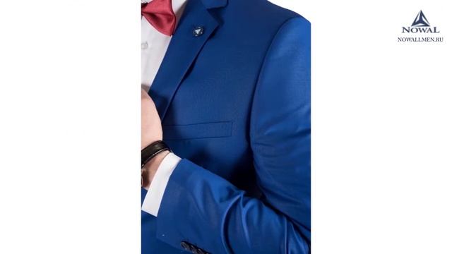 Мужские костюмы оптом NowaL КД 720. Классический синий костюм от российского производителя, Москва