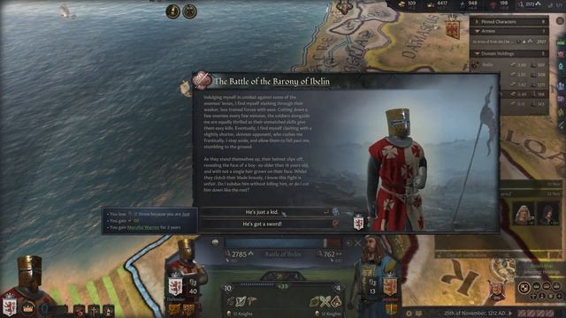 [4] Balian's Crusader Heir & Quest for Constantinople | CK III KOH RP (Kingdom of Jerusalem)