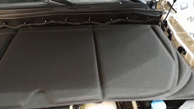 Шумоизоляция капота Foton Sauvana часть 2